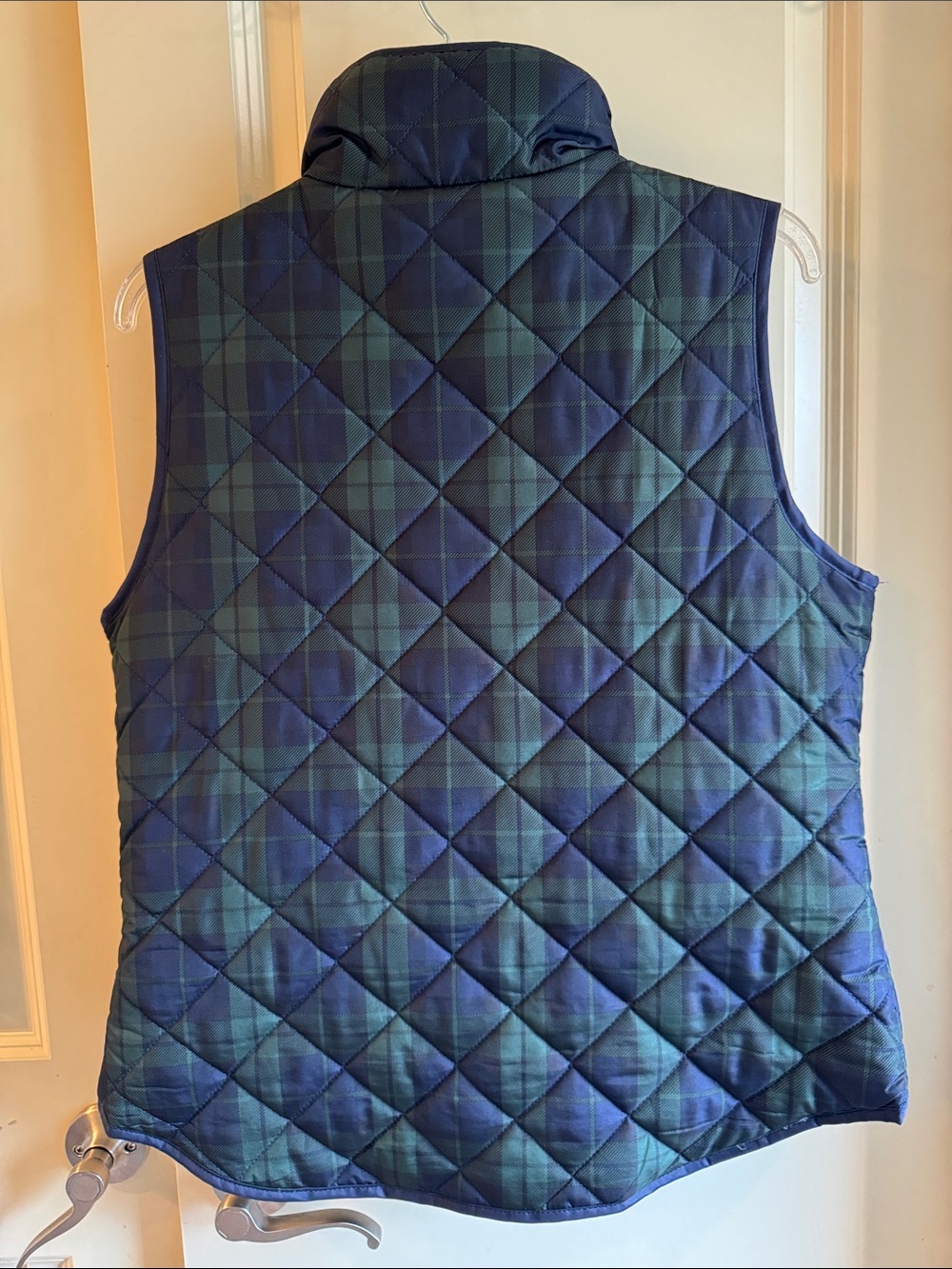 Plaid Quilted Vest - Picture 2 of 3
